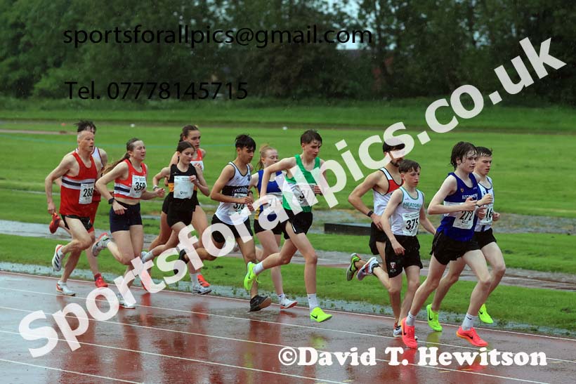 3000 metres, NEGP 2, Monkton Stadium.  Photo: David T. Hewitson/Sports for All Pics